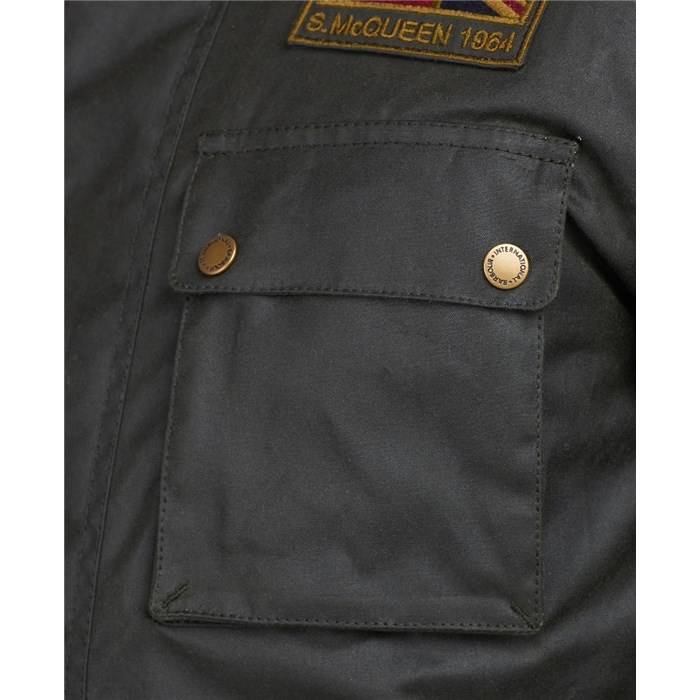 Barbour mwx1853 Steve Mc Queen Black Clothing Man 
